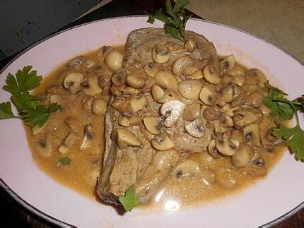 Recette De Cote De Veau La Creme Et Champignons Par Jeanmerode