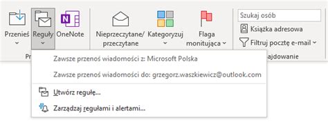 Jak Tworzy Regu Y Wiadomo Ci W Poczta Outlook Domenomania Pl