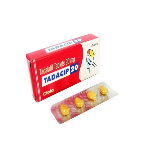 Tadacip 20 Mg Tadalafil Tablet At Rs 241 Stripe Erectile Dysfunction