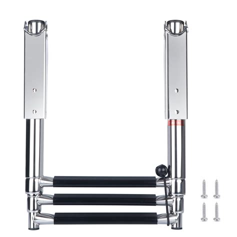 3 Step Boat Ladder 304 Stainless Steel Folding Dive