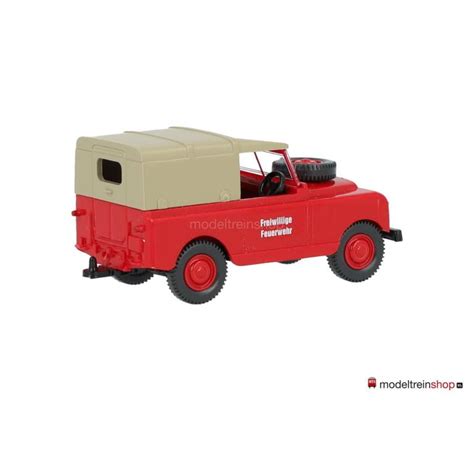 Wiking H0 086126 Land Rover Feuerwehr Brandweer Modeltreinshop