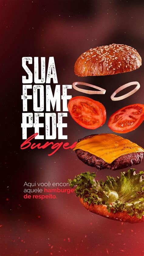 Post Feed Hamburgueria Eu Quero Burguer Social Media Psd Edit Vel