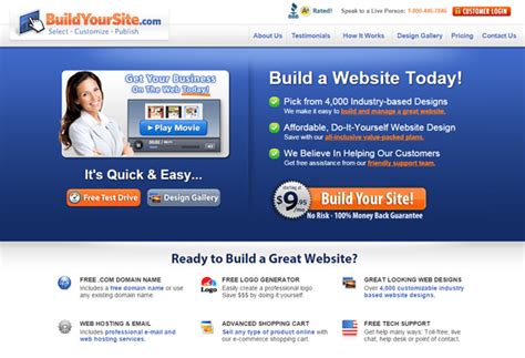 buildyoursitecom website builder review  good