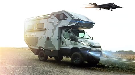 Ce Camping Car X Qui S Inspire Des Avions Militaires Am Ricains Et