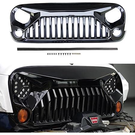 Amazon Icars Front Grill Matte Black Shark Grille For