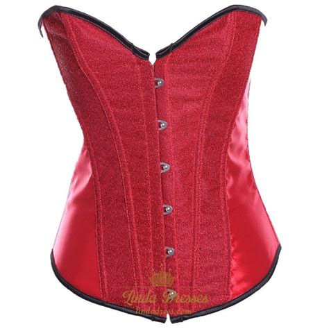 Red Strapless Body Shaper Court Control Corset For Weight Loss Linda