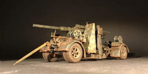 Tamiya Model Wwii German Anti Tank 88mm Gun Flak 36 37 Transport