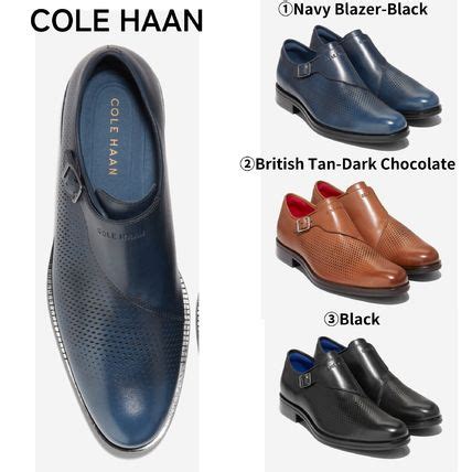 Cole Haanmen S Washington Grand Laser Monk Strap Shoes Cole Haan