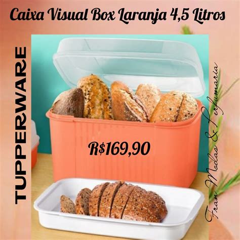 Caixa Visual Box Bandeja Litros Tupperware Parcelamento Sem