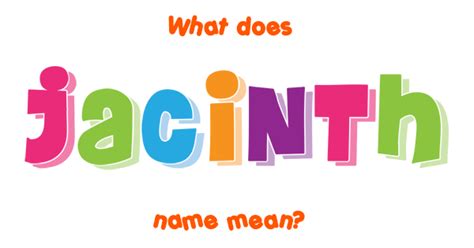 Jacinth name - Meaning of Jacinth