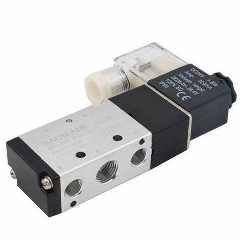 Baomain Solenoid Valve V Dc V Position Way Pt