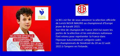 S Lection Officielle Championnats D Europe Cadets Juniors Comit