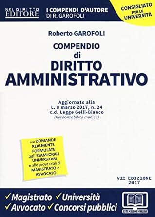 Compendio Di Diritto Amministrativo Garofoli Roberto Amazon It Libri