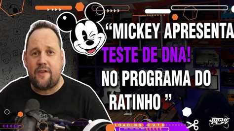 Robson Bailarino Mickey Apresentando Programa Do Ratinho Youtube