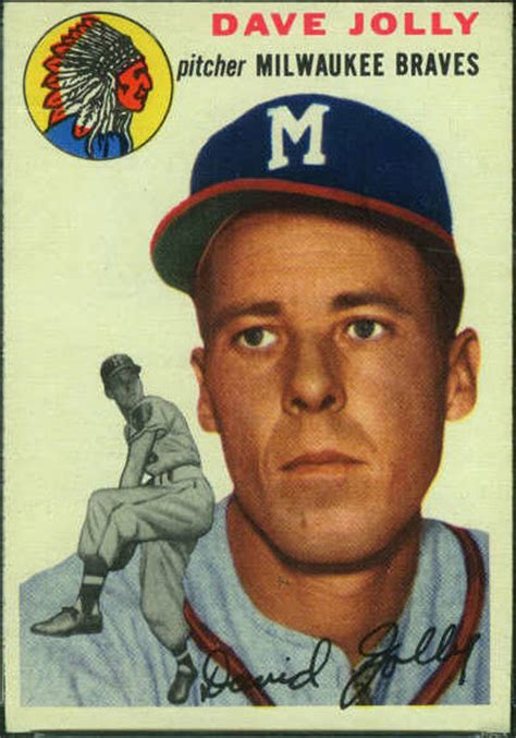 Milwaukee Braves 1954 Topps Baseball Cards