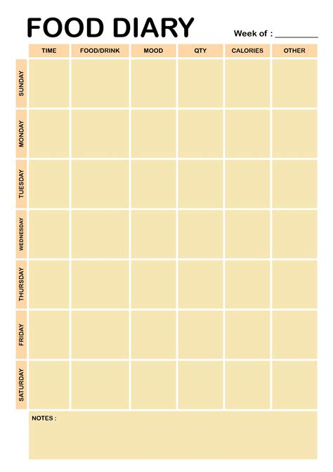 Weight Loss Diary - 10 Free PDF Printables | Printablee