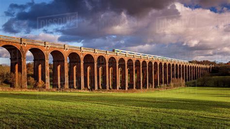 The Ouse Valley Viaduct (Balcombe Viaduct) over the River Ouse in ...