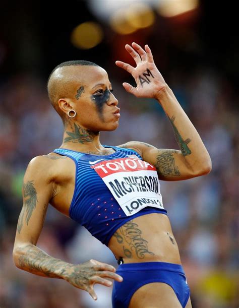 Mondiaux Dathlétisme Lextravagant Maquillage Dinika Mcpherson