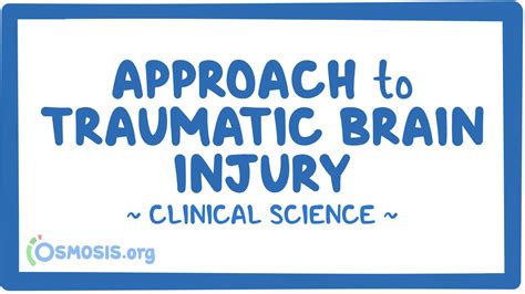 Approach To Traumatic Brain Injury Video Meaning Osmosis