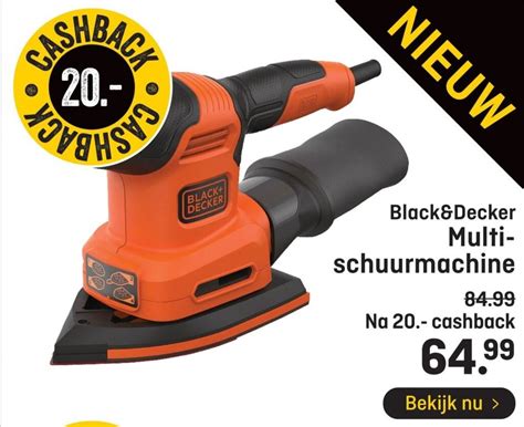 Black Decker Multi Schuurmachine Aanbieding Bij Hubo