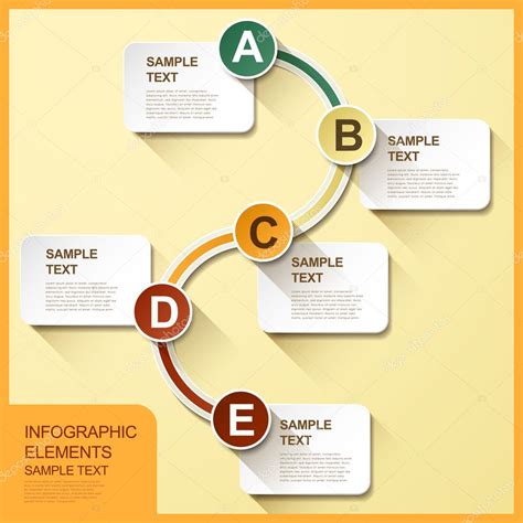 Abstract Flow Chart Infographics Stock Vector Kchungtw