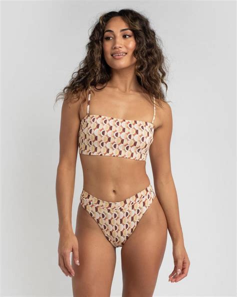 Shop Rhythm Mosaic Bandeau Bikini Top In Multi Fast Shipping And Easy Returns City Beach Australia