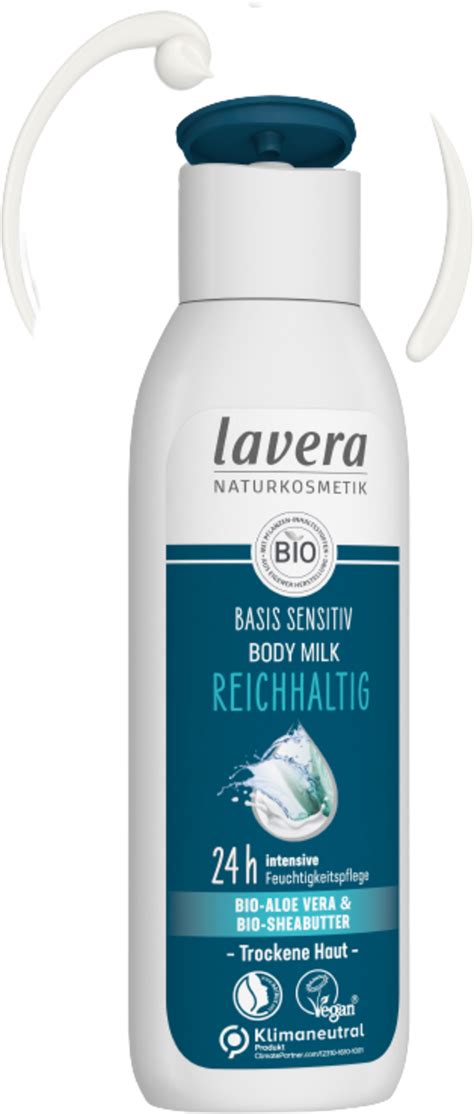 Lavera Basis Sensitiv Rich Body Milk 250 Ml Ecco Verde Online Shop