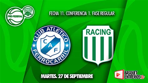 Torneo Pre Federal Entre R Os Ferrocarril Cdia Vs Racing