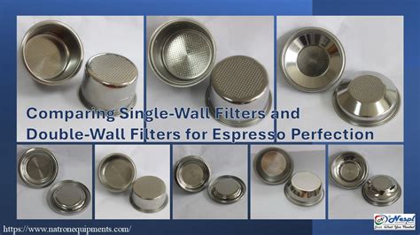 Espresso Coffee Filters Single Double Wall Filters