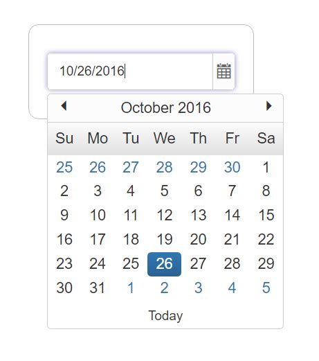 Getting Started With Datepicker Datepicker Php Syncfusion