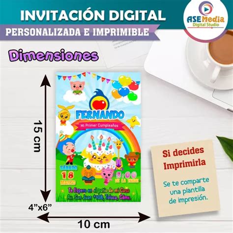 Invitaci N Digital El Payaso Plim Plim Imprimible En L Zaro