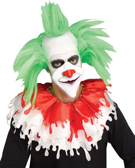 Creepy Clown Half Mask Different Styles Colors Adult Halloween Costume