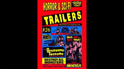 Trailers 26 Horror Sci Fi Something Weird Video 1992 Youtube