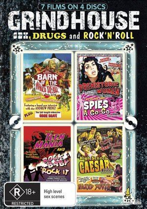 Grindhouse Sex Drugs Rock N Roll Films DVD Set Rock