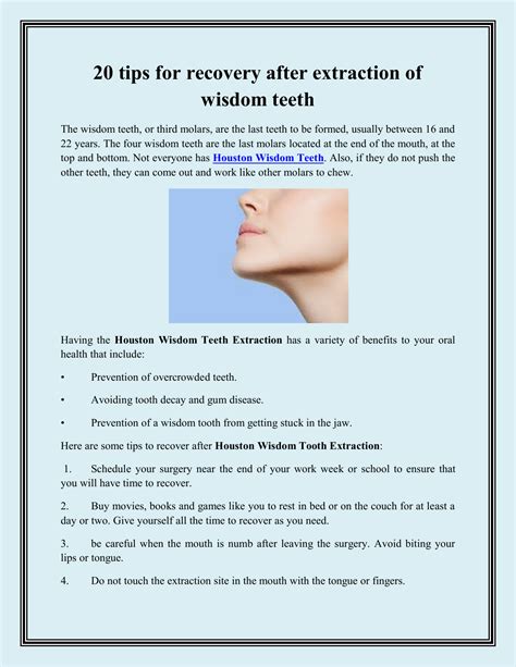 20 Tips For Recovery After Extraction Of Wisdom Teeth