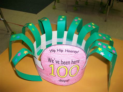 First Grade School Box 100th Day Of School Hat