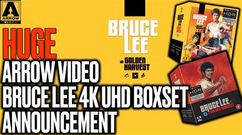 Arrow Video Huge Bruce Lee Kuhd Bluray Boxset Announcement Youtube