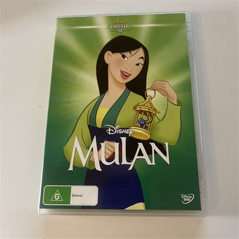 Mulan Dvd 1998 Ming Na Wen Eddie Murphy Region 4 Retro Unit