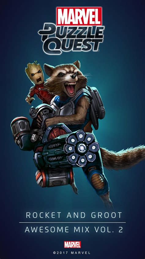 Rocket and Groot - Marvel