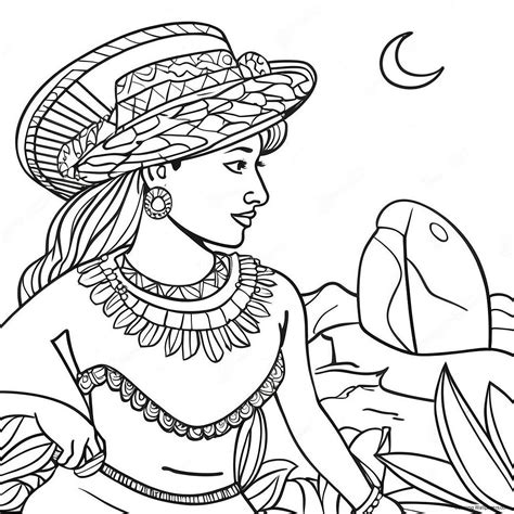 Mexico Coloring Page 550 437