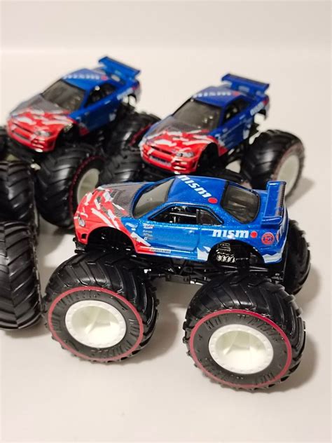 Hot Wheels Monster Trucks Treasure Hunt Nissan Skyline Nismo R Loose Hobbies Toys Toys