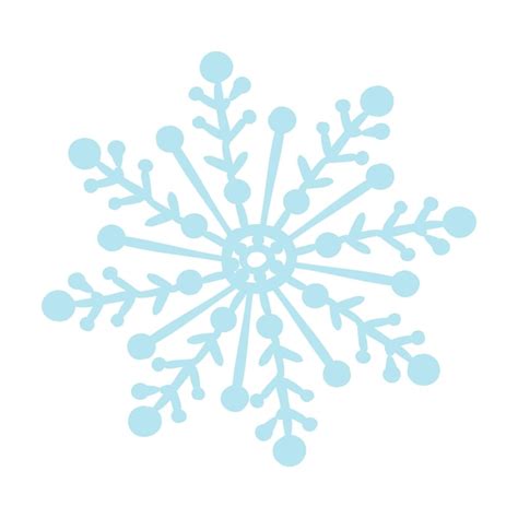 Premium Vector Cute Snowflake Illustration