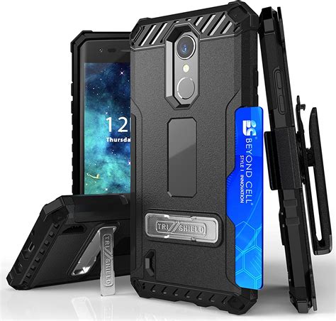 Amazon Case With Clip For Lg Zone Black Tri Shield Rugged Cover