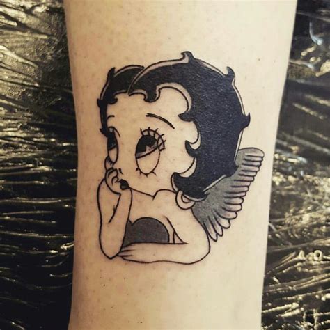 Betty Boop Tattoos With Angel Wings Animalcrossingwistfulpainting