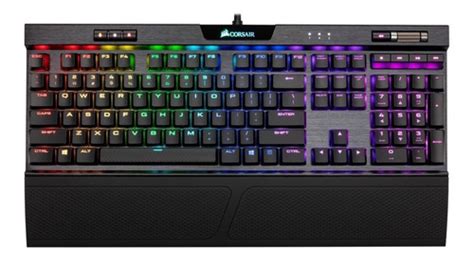 Teclado Gamer Corsair Rapidfire K Rgb Mk Qwerty Cherry Mx Red