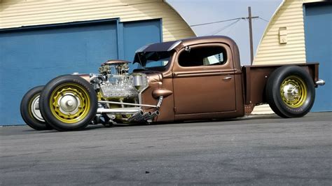 1942 Ford All Steel Chopped Channeled Full Custom Truck For Sale