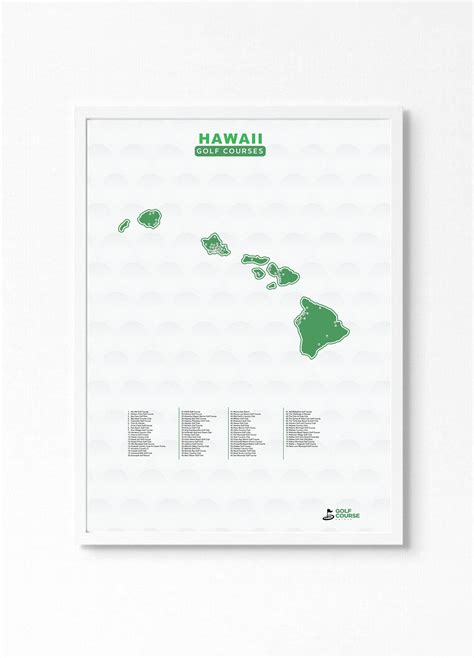 Excellent Golf Course Maps Hawaii | Golf Course Prints - Golf Course Prints