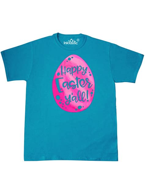 Inktastic Happy Easter Yall Pink Easter Egg T Shirt