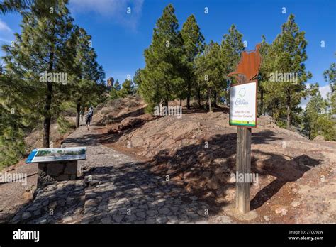 Biosfera Gran Canaria Biosphere Information Board At Roque Nublo Gran