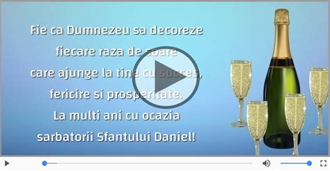 La Multi Ani Cu Ocazia Sarbatorii Sfantului Daniel Felicitari